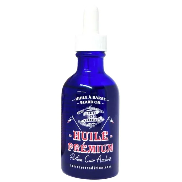 Lames et Tradition Premium Baardolie Amber Leer 50ml Lames et Tradition Premium Baardolie Amber Leer 50ml
